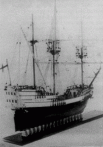 Model USS Constitution Ship