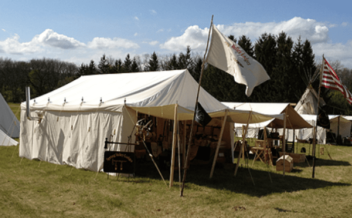 Hemp Canvas Tent Reenactment