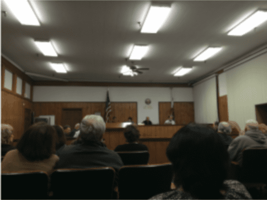 Weed City Council Meeting Building with Hemp
