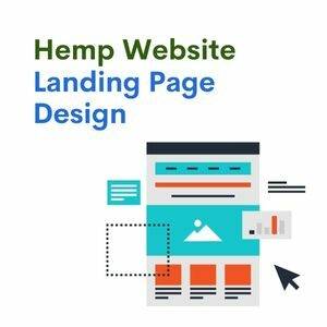Hemp Website Landing Page Design