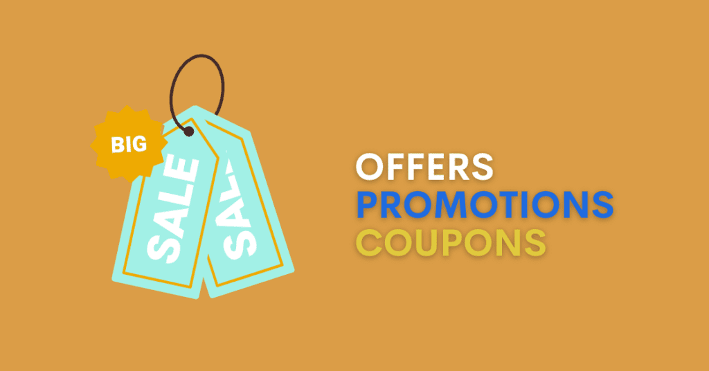 Create Offers Promotions Discounts