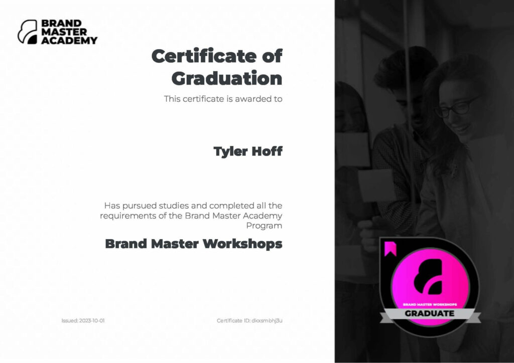 Brand Master Academy Certification HempAware Tyler Hoff
