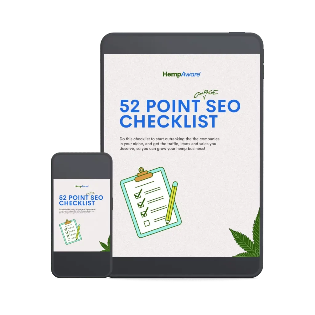 52 Point Hemp SEO Checklist Devices